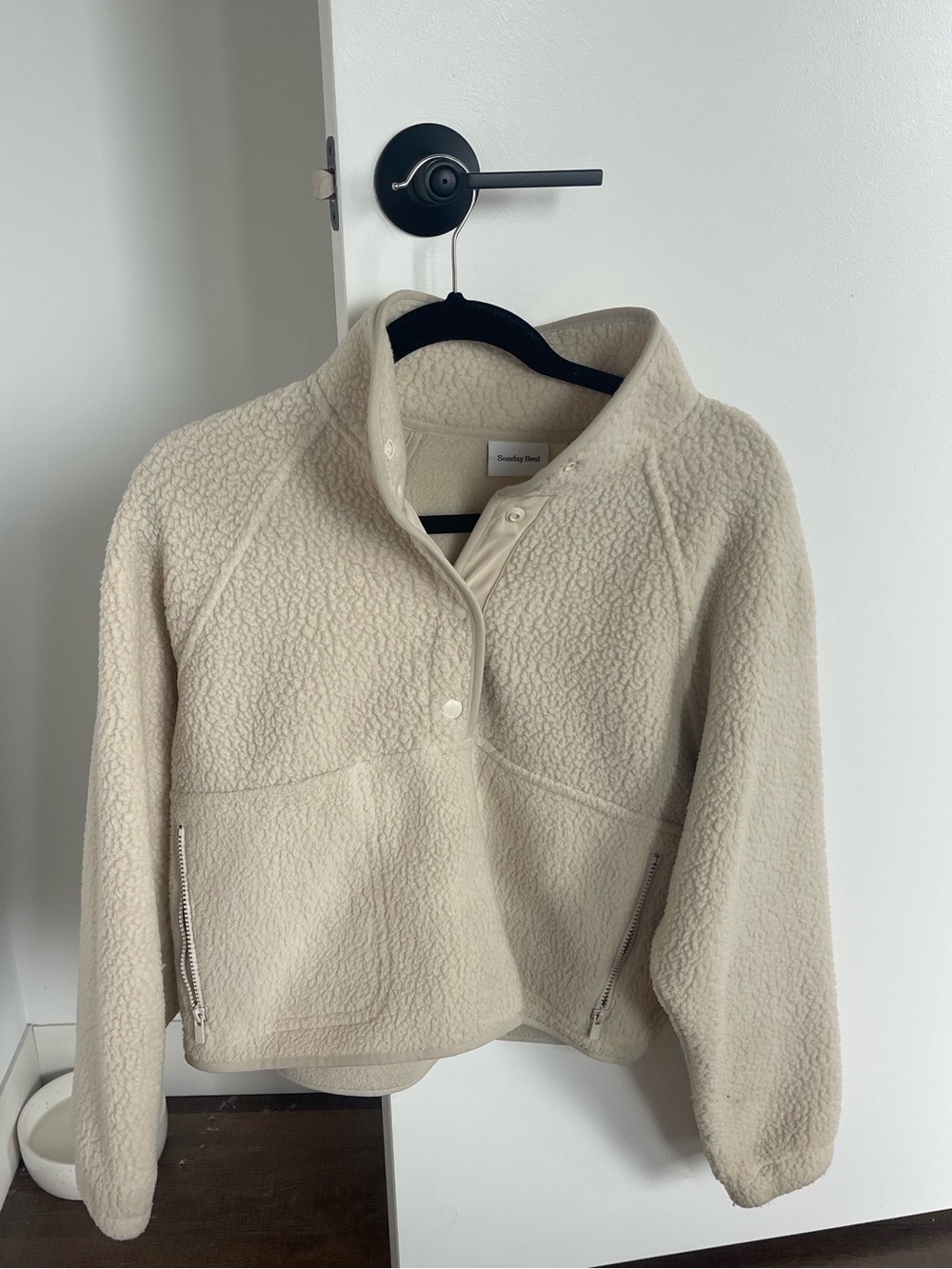Aritzia Cream Sherpa